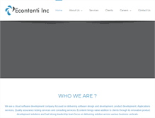 Tablet Screenshot of econtenti.com